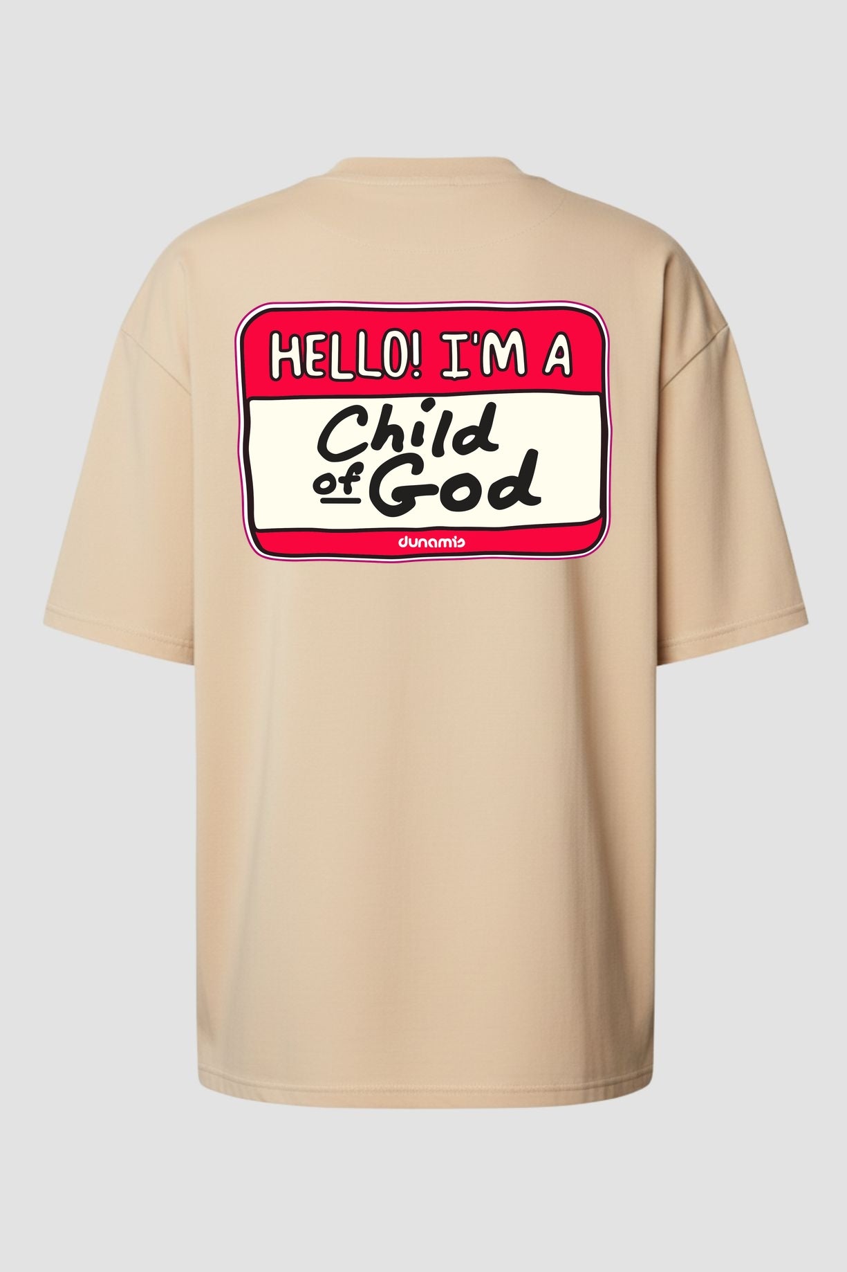 Oversized Suedine n. 102 - Hello I'm Child Of God