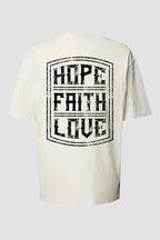 Oversized Suedine n. 108 - Hope Faith Love