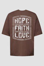 Oversized Suedine n. 108 - Hope Faith Love