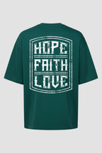 Oversized Suedine n. 108 - Hope Faith Love