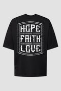 Oversized Suedine n. 108 - Hope Faith Love