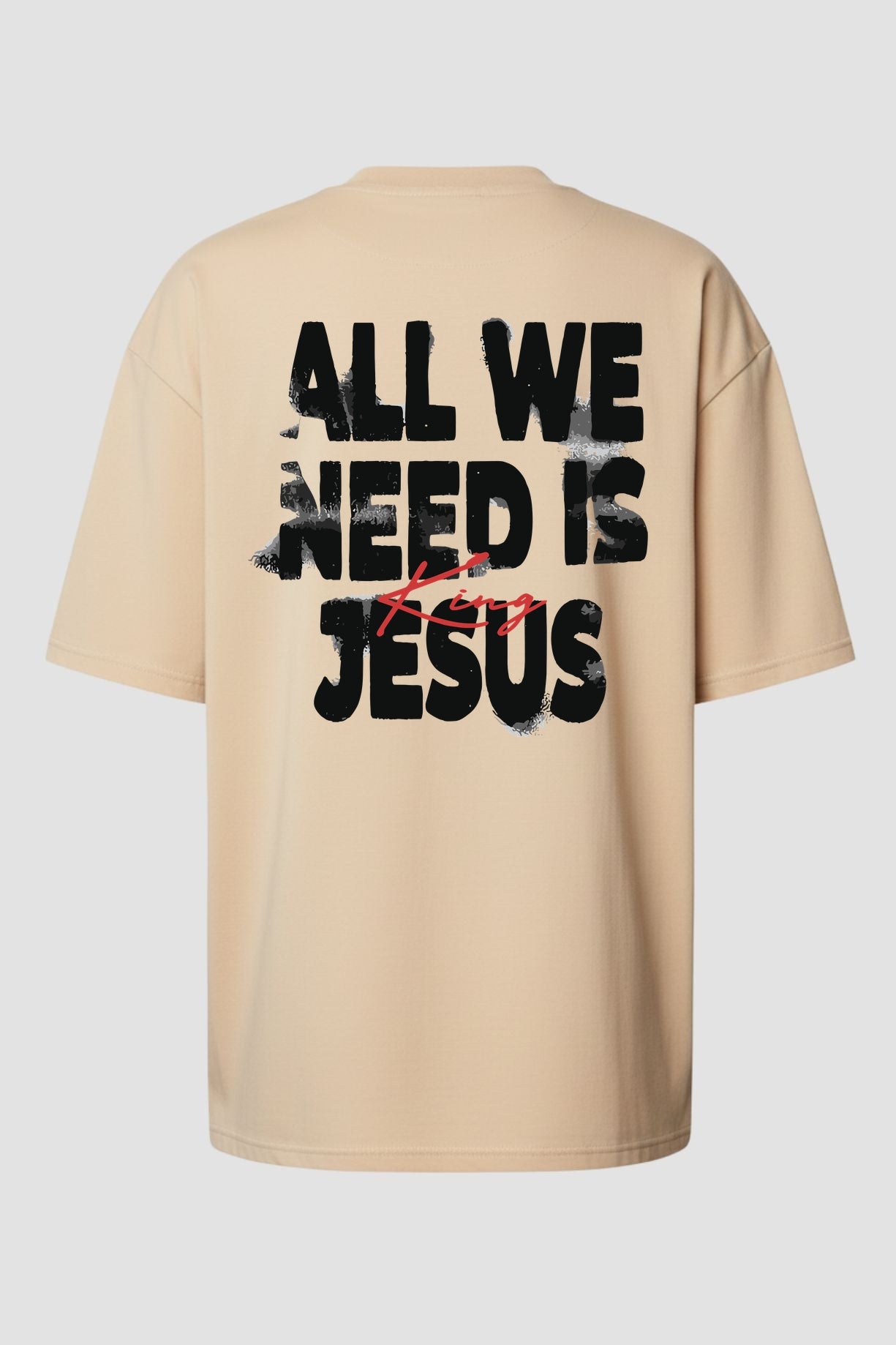 Oversized Suedine n.10 - All We Need Is King Jesus