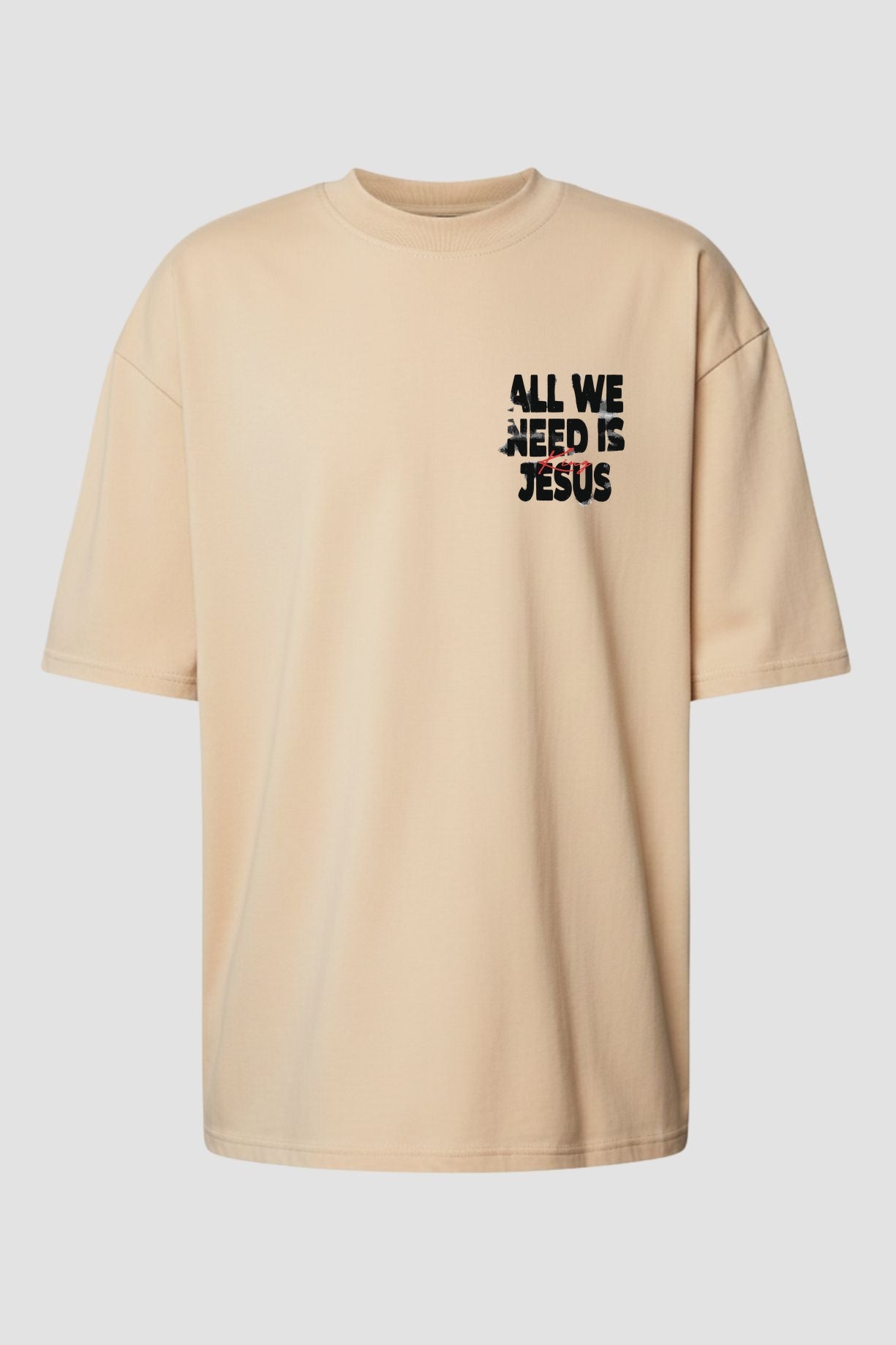 Oversized Suedine n.10 - All We Need Is King Jesus