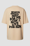 Oversized Suedine n. 123 - Jesus Died For Me