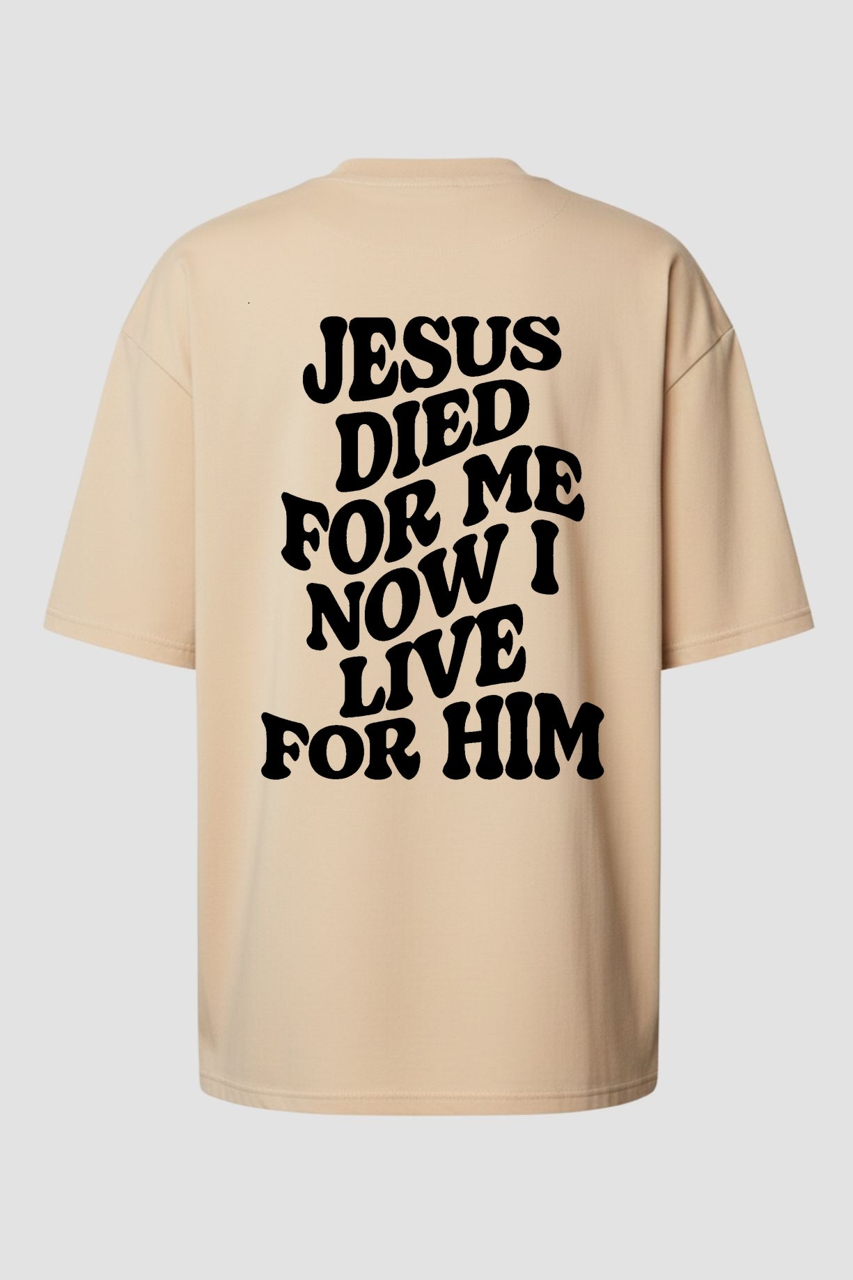 Oversized Suedine n. 123 - Jesus Died For Me