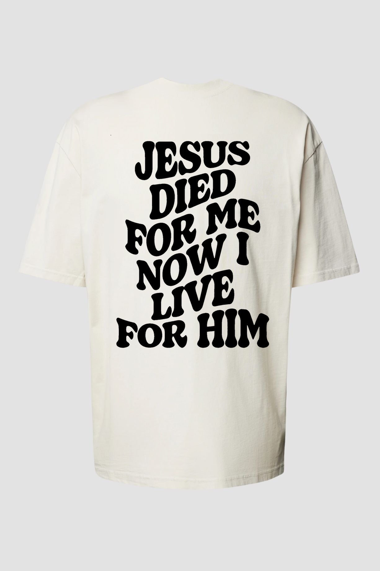 Oversized Suedine n. 123 - Jesus Died For Me