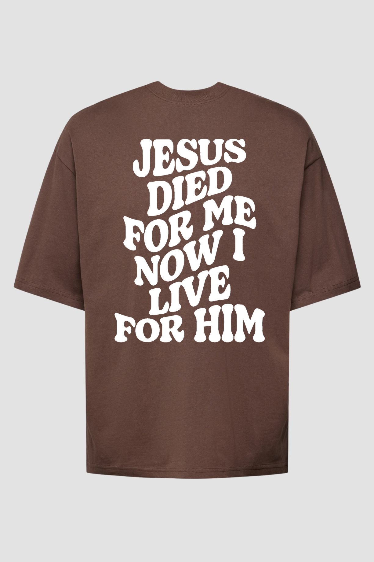 Oversized Suedine n. 123 - Jesus Died For Me
