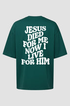 Oversized Suedine n. 123 - Jesus Died For Me
