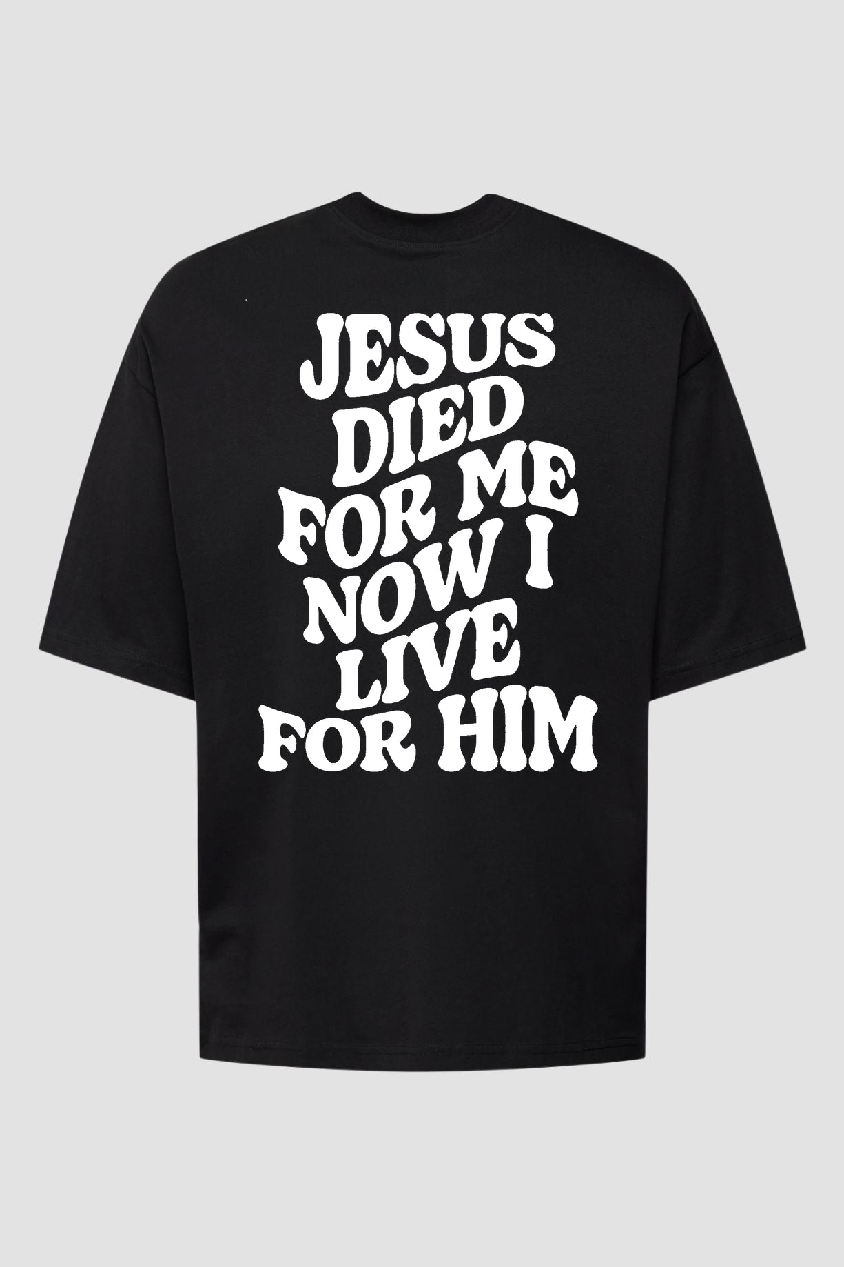 Oversized Suedine n. 123 - Jesus Died For Me