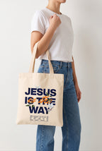 Ecobag Cristã em Algodão Cru | 126 Jesus Is The Way