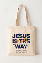 Ecobag Cristã em Algodão Cru | 126 Jesus Is The Way