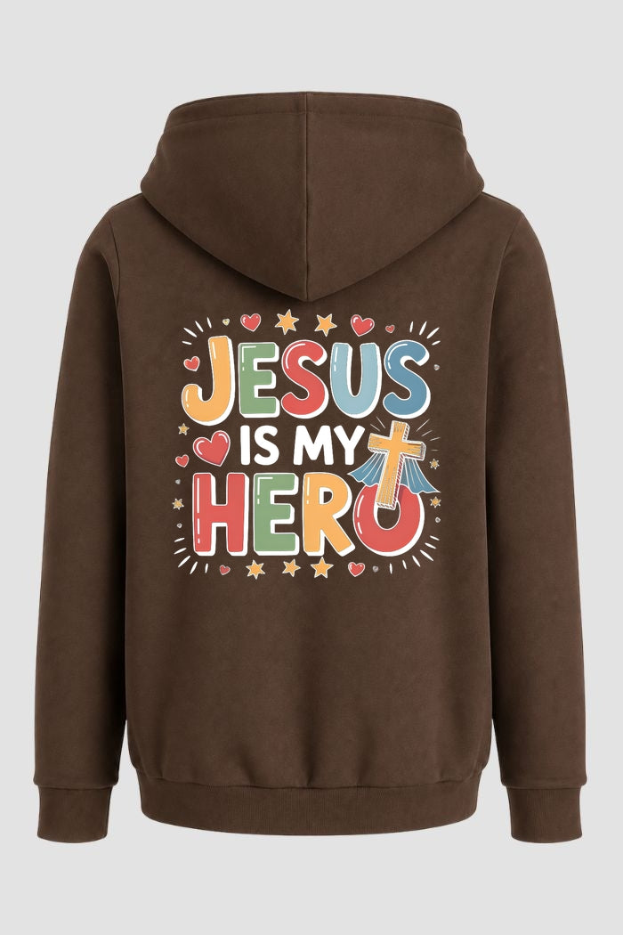 Moletom n. 132 - Jesus Is My Hero