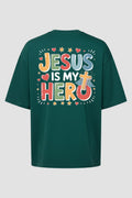 Oversized Suedine n. 132 - Jesus Is My Hero