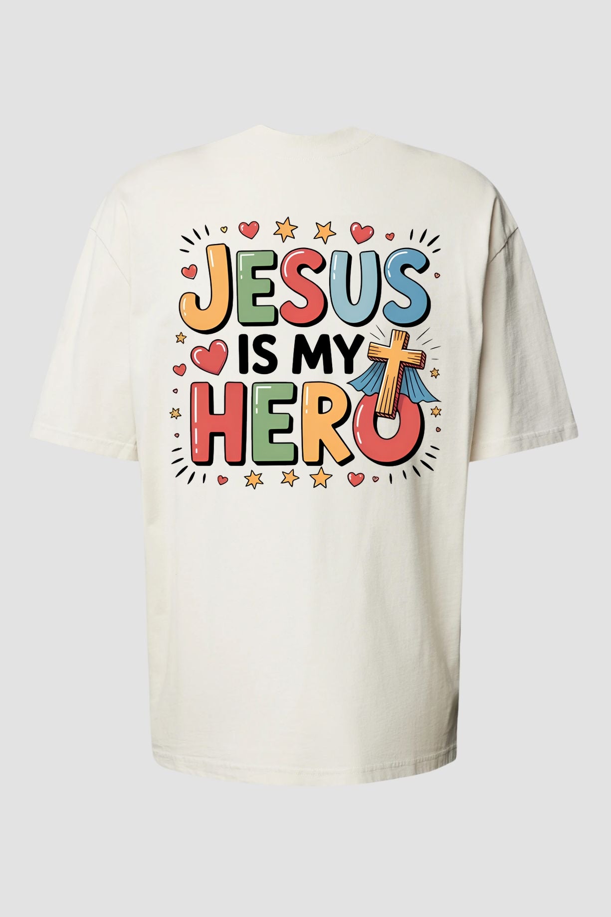Oversized Suedine n. 132 - Jesus Is My Hero