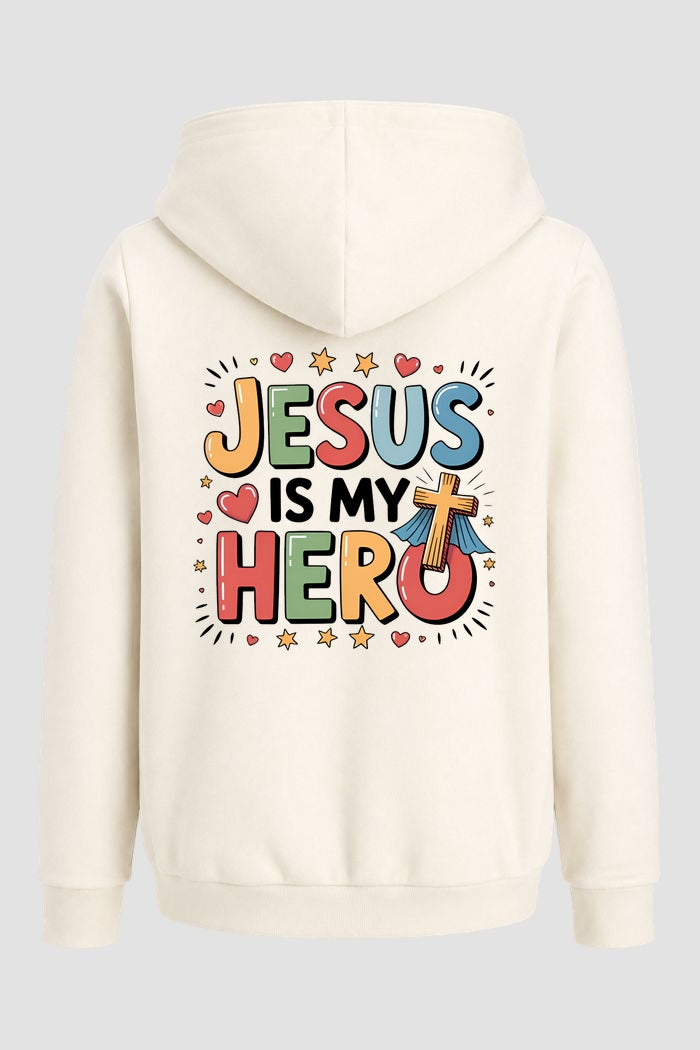 Moletom n. 132 - Jesus Is My Hero