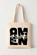 Ecobag Cristã em Algodão Cru | 13 Amen