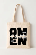 Ecobag Cristã em Algodão Cru | 13 Amen