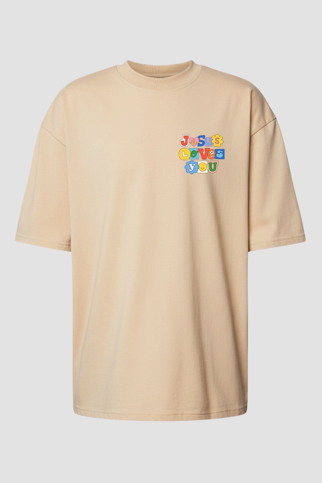 Oversized Suedine n. 140 - Jesus Loves You Color