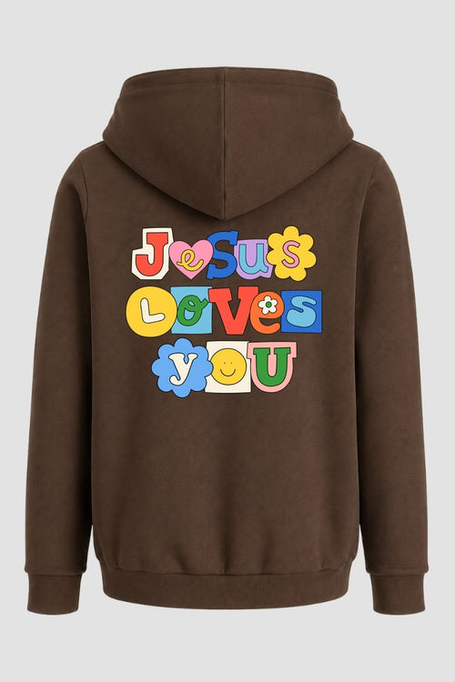 Moletom n. 140 - Jesus Loves You Color