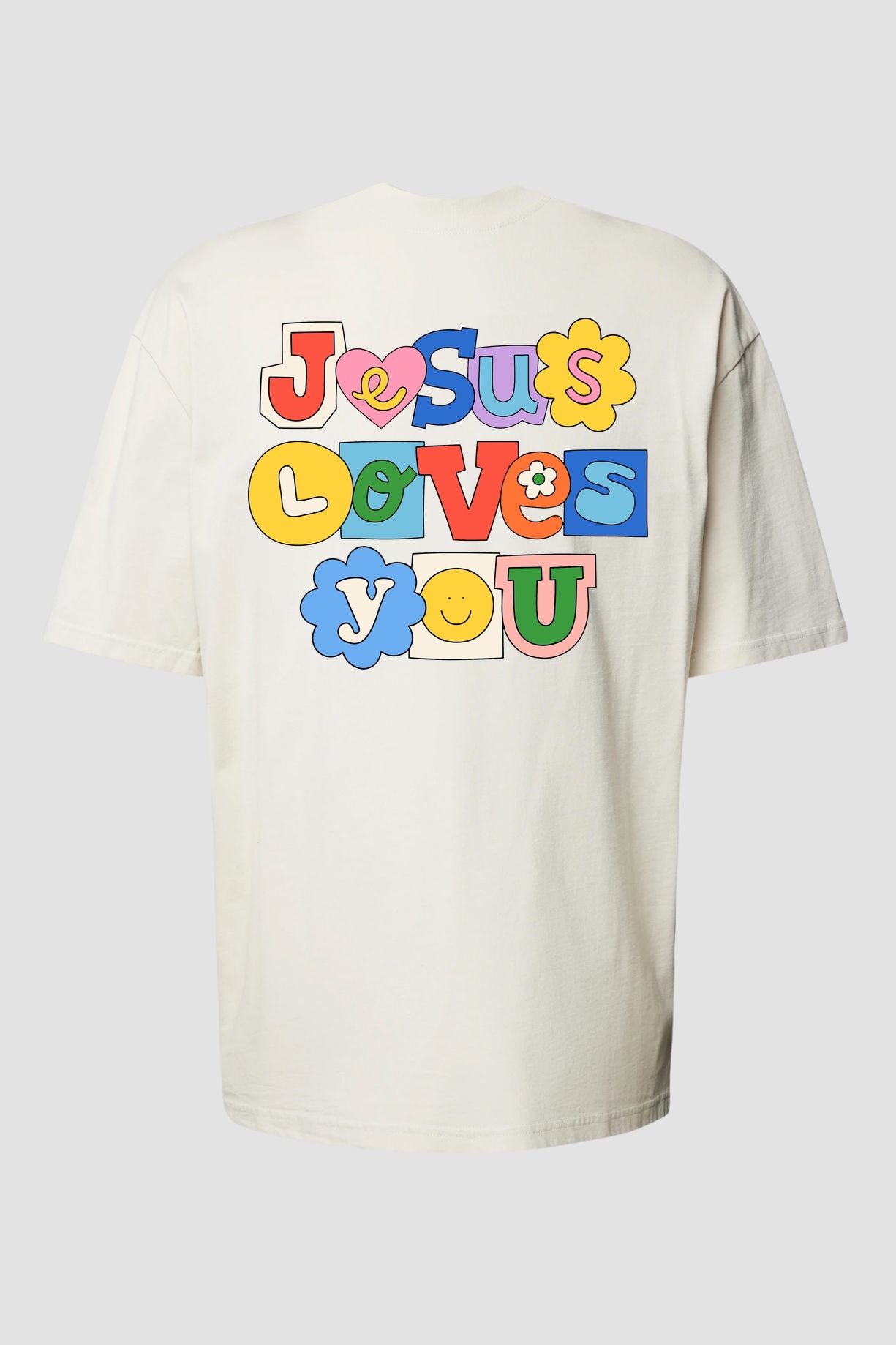 Oversized Suedine n. 140 - Jesus Loves You Color