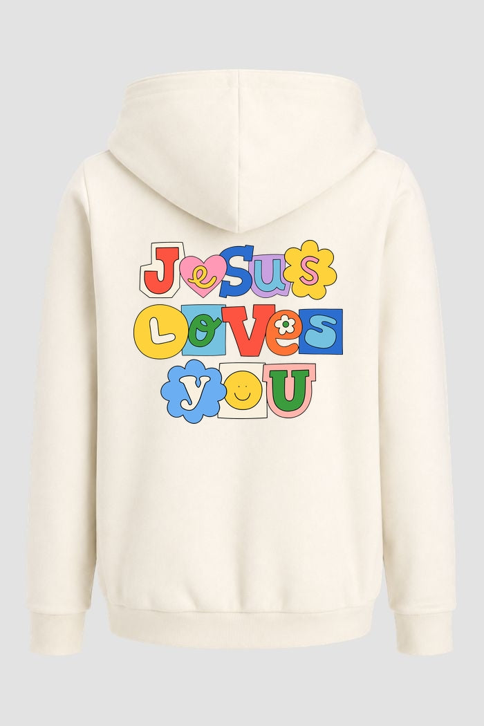 Moletom n. 140 - Jesus Loves You Color