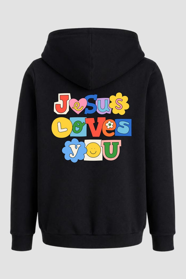 Moletom n. 140 - Jesus Loves You Color