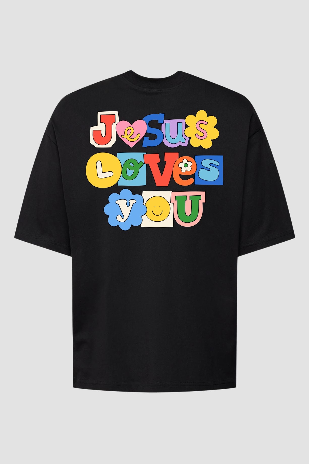 Oversized Suedine n. 140 - Jesus Loves You Color