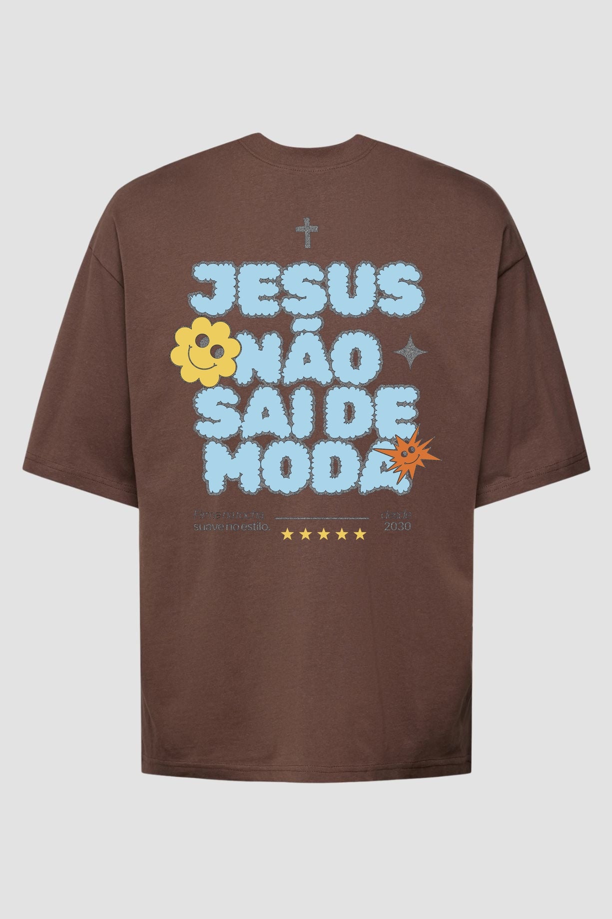 Oversized Suedine n. 141 - Jesus Não Sai De Moda