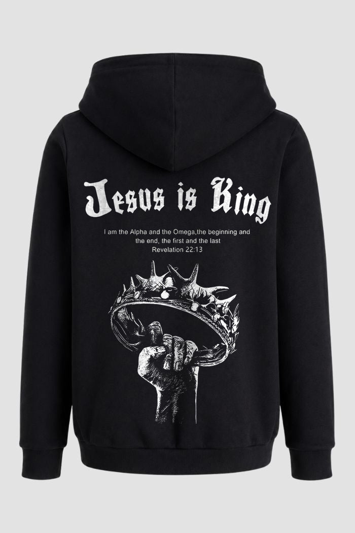 Moletom n. 144 - Jesus is King Crown Hard