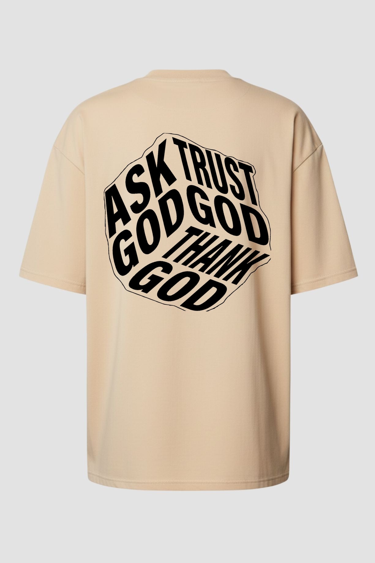 Oversized Suedine n. 15 - Ask God Trust God