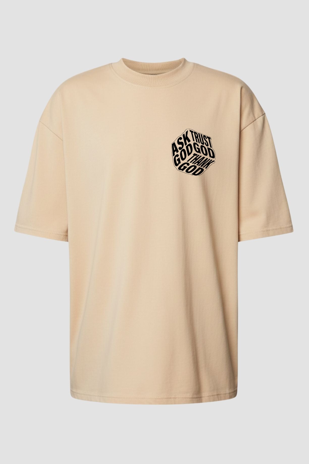 Oversized Suedine n. 15 - Ask God Trust God