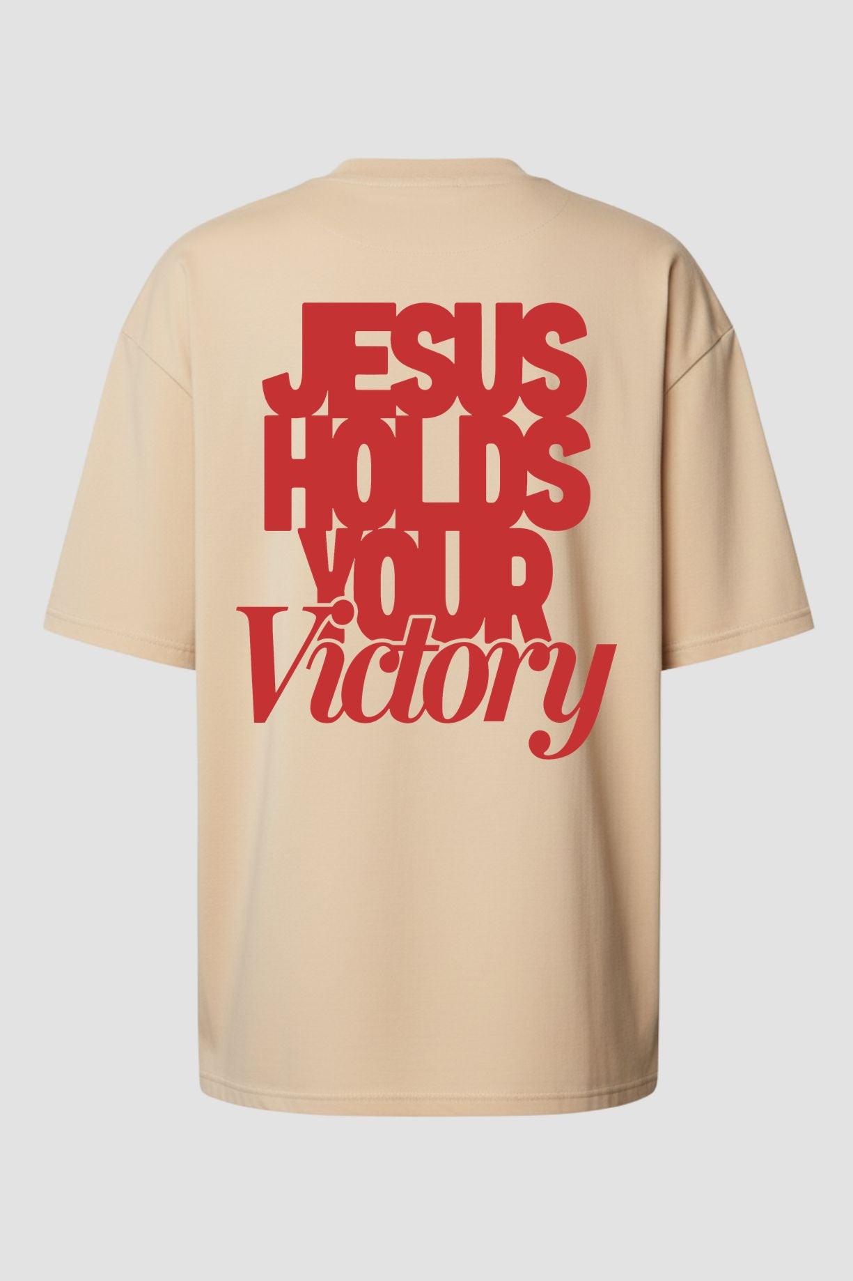 Oversized Suedine n. 156 - Jesus Holds Your Victory