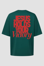 Oversized Suedine n. 156 - Jesus Holds Your Victory