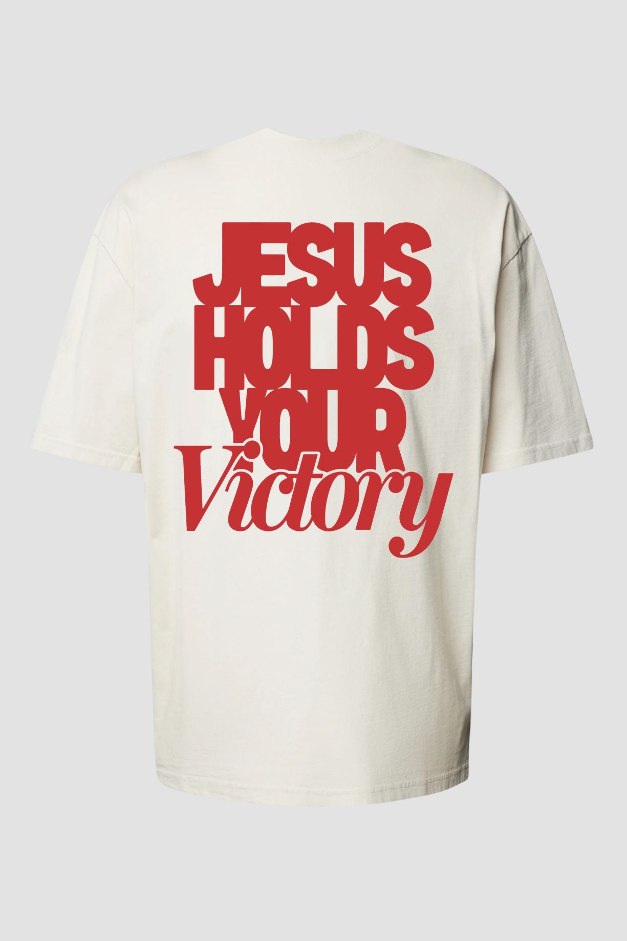 Oversized Suedine n. 156 - Jesus Holds Your Victory