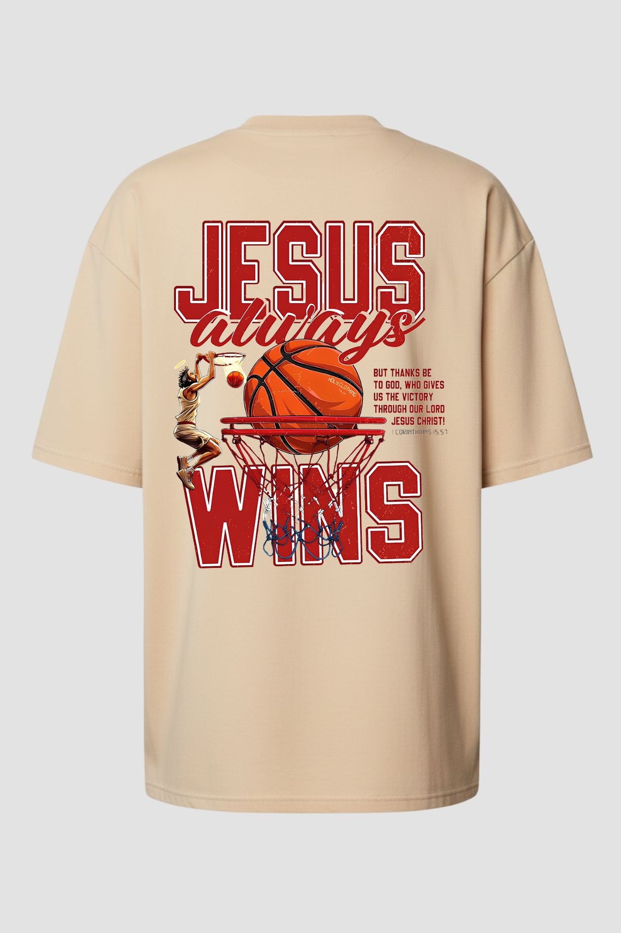 Oversized Suedine n. 158 - Jesus Always Wins