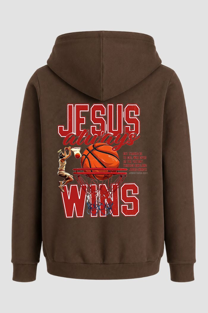 Moletom n. 158 - Jesus Always Wins
