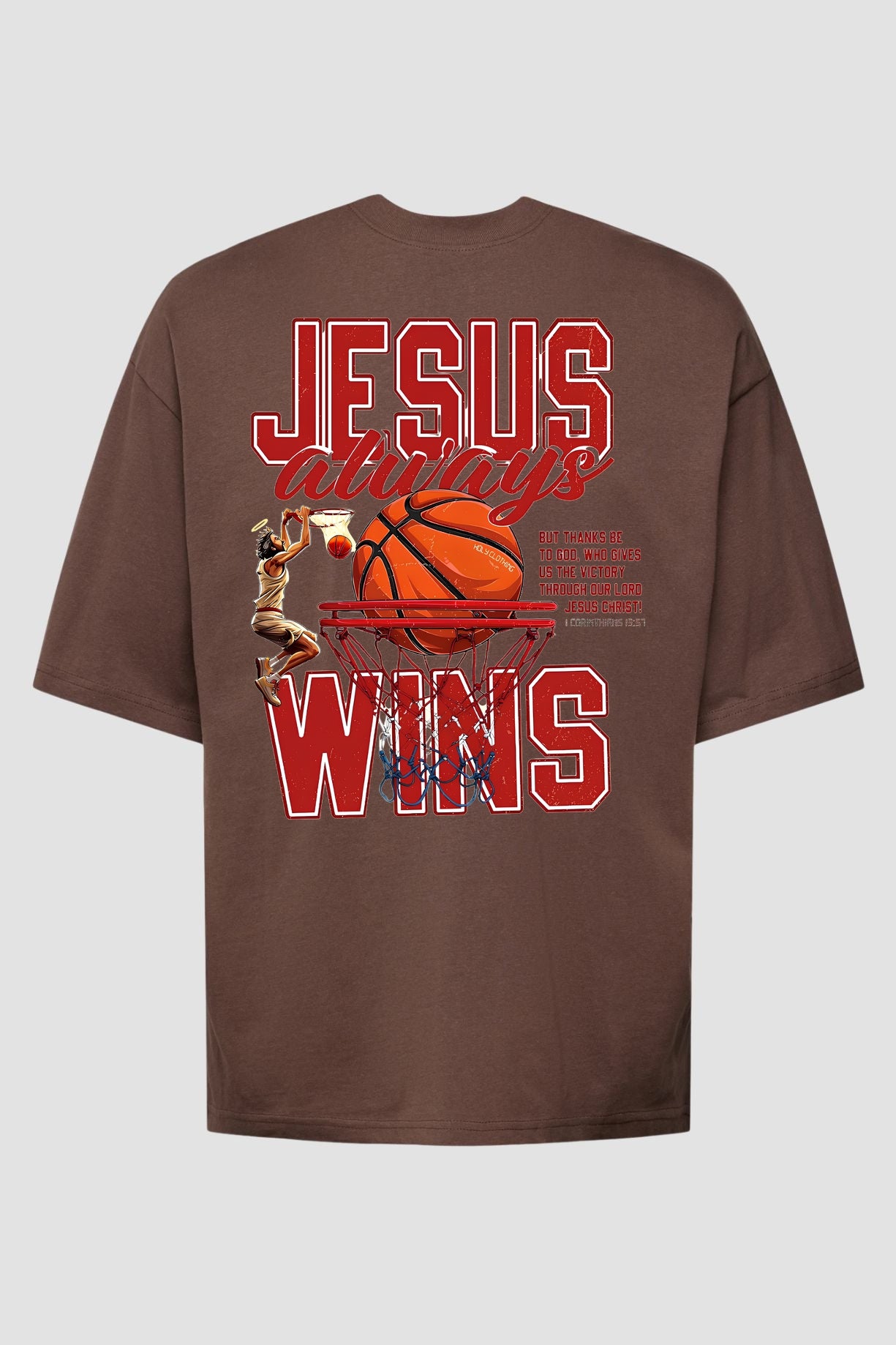 Oversized Suedine n. 158 - Jesus Always Wins