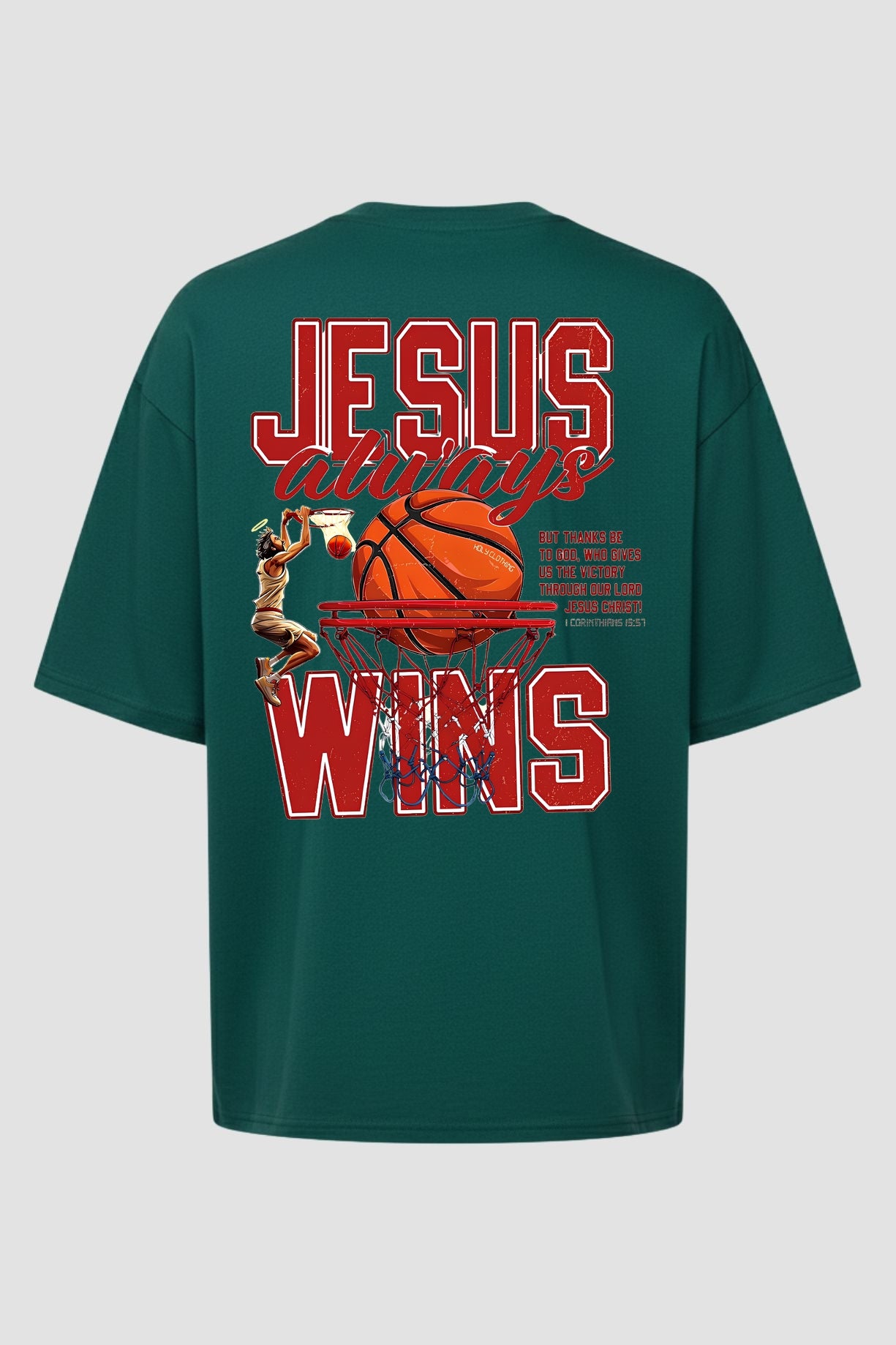 Oversized Suedine n. 158 - Jesus Always Wins