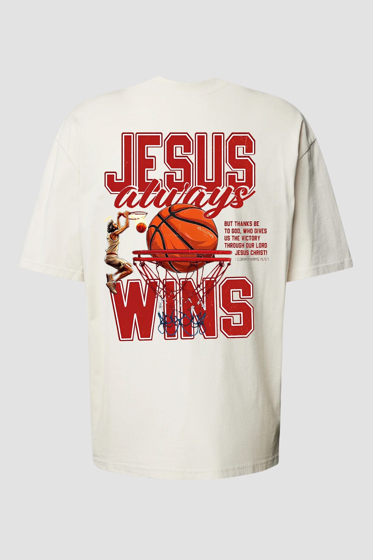 Oversized Suedine n. 158 - Jesus Always Wins