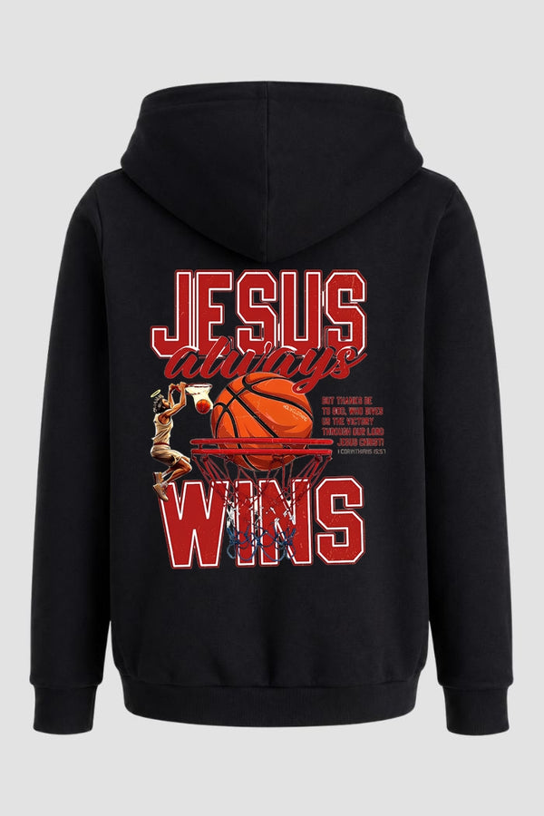 Moletom n. 158 - Jesus Always Wins