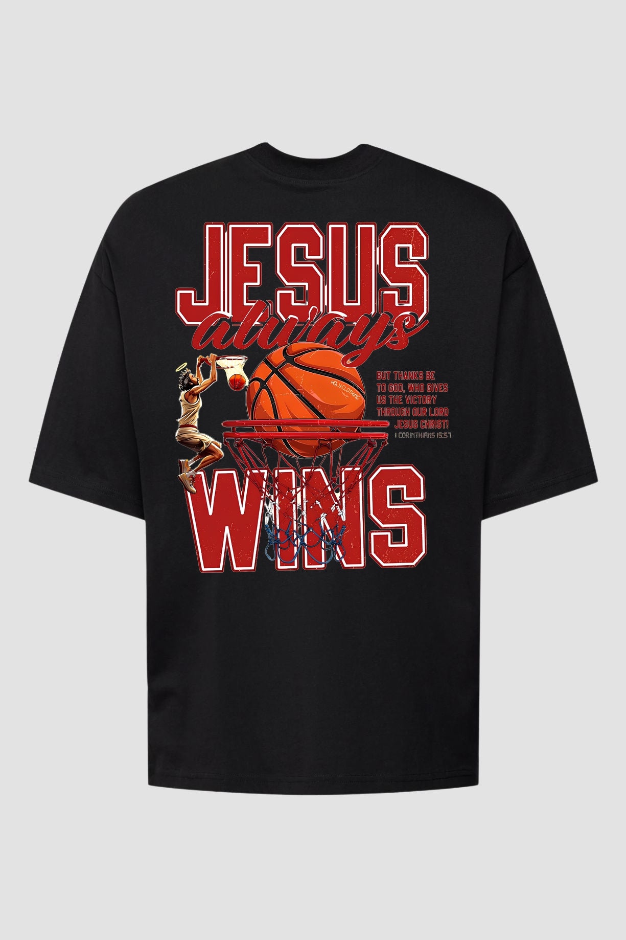 Oversized Suedine n. 158 - Jesus Always Wins