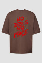 Oversized Suedine n. 165 - No Jesus No Peace