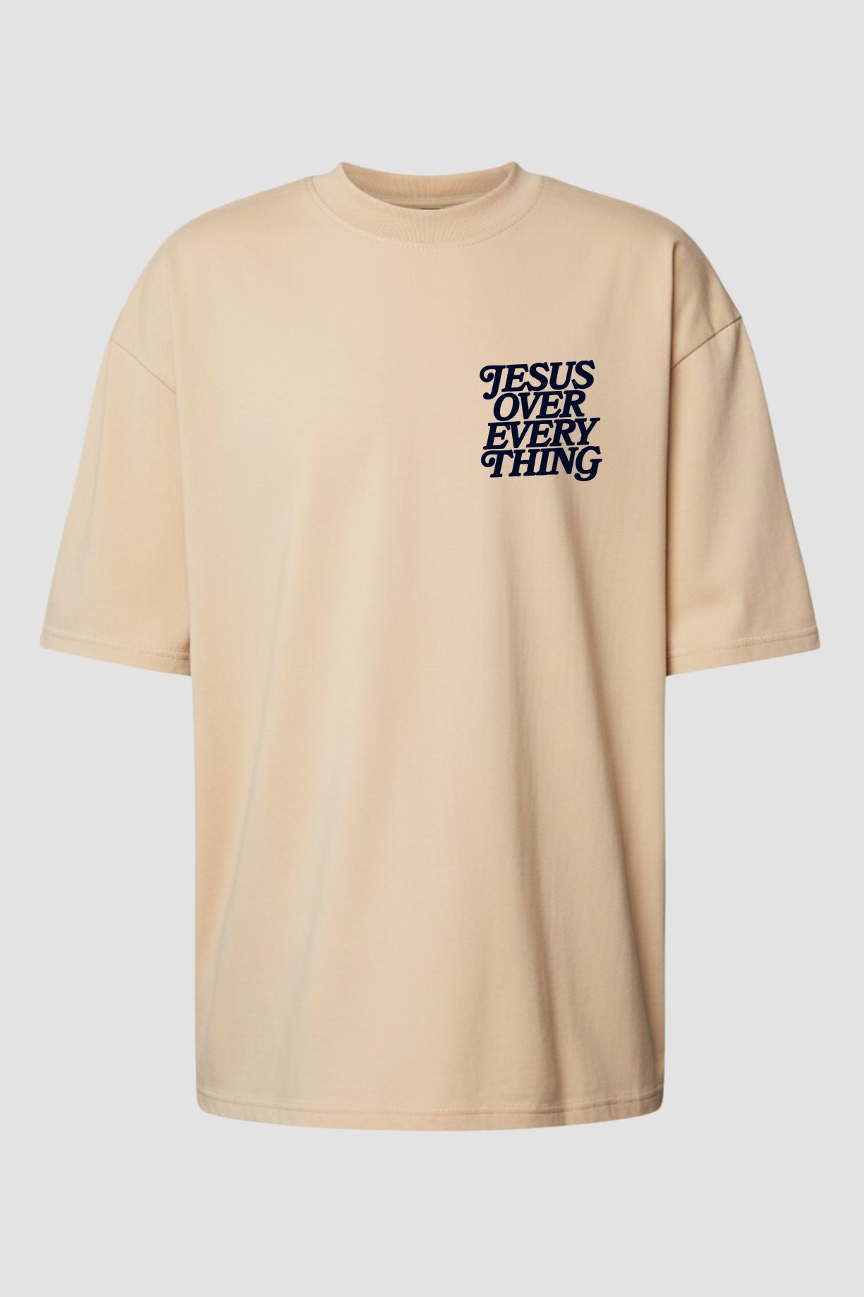Oversized Suedine n. 189 - Jesus Over Every Thing