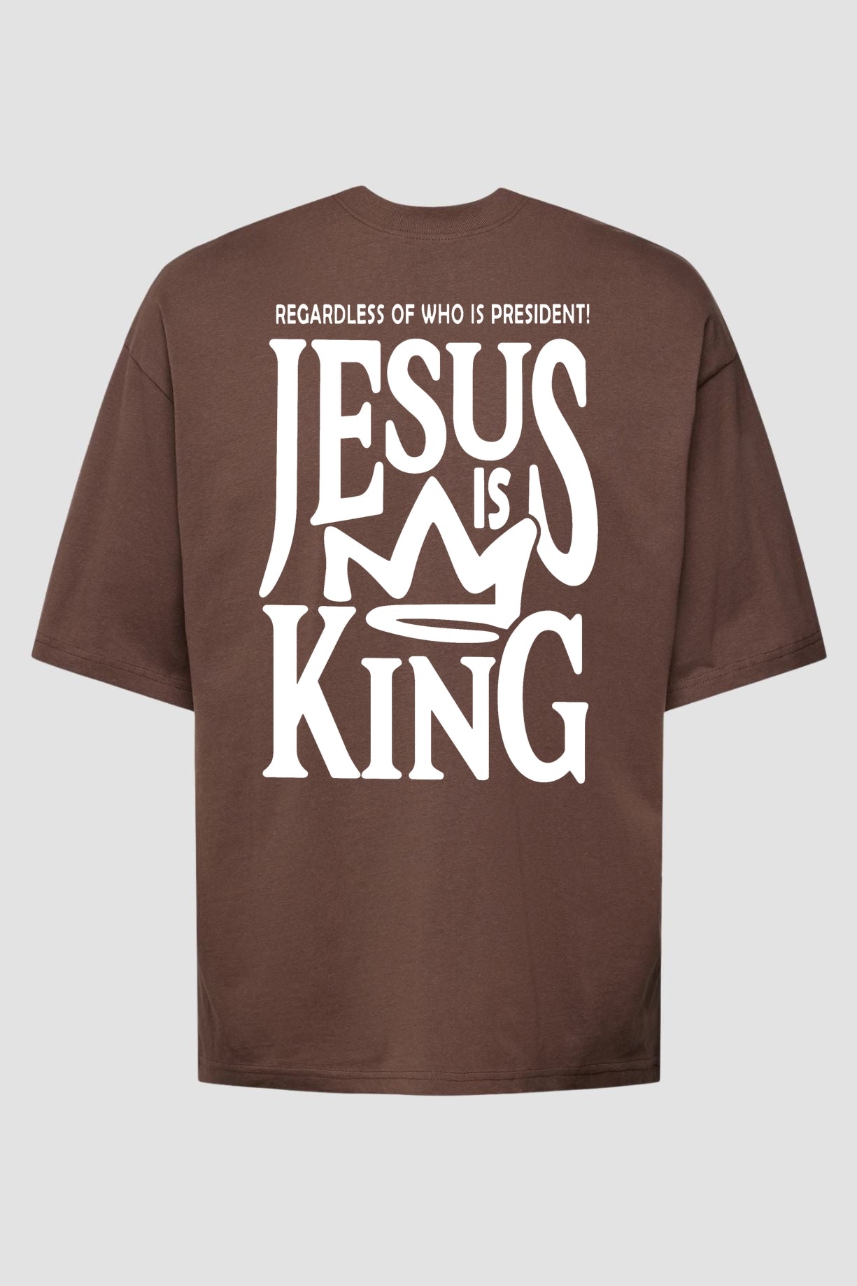 Oversized Suedine n. 209 - Jesus Is King Coroa