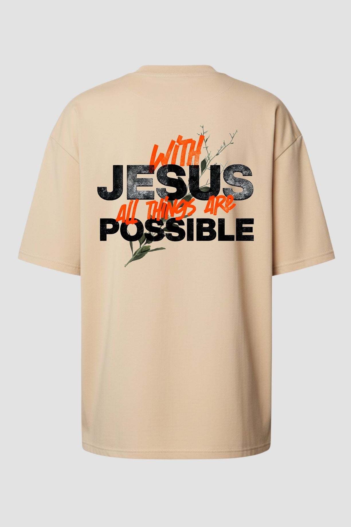Oversized Suedine n. 250 - With Jesus All Things Are Possible