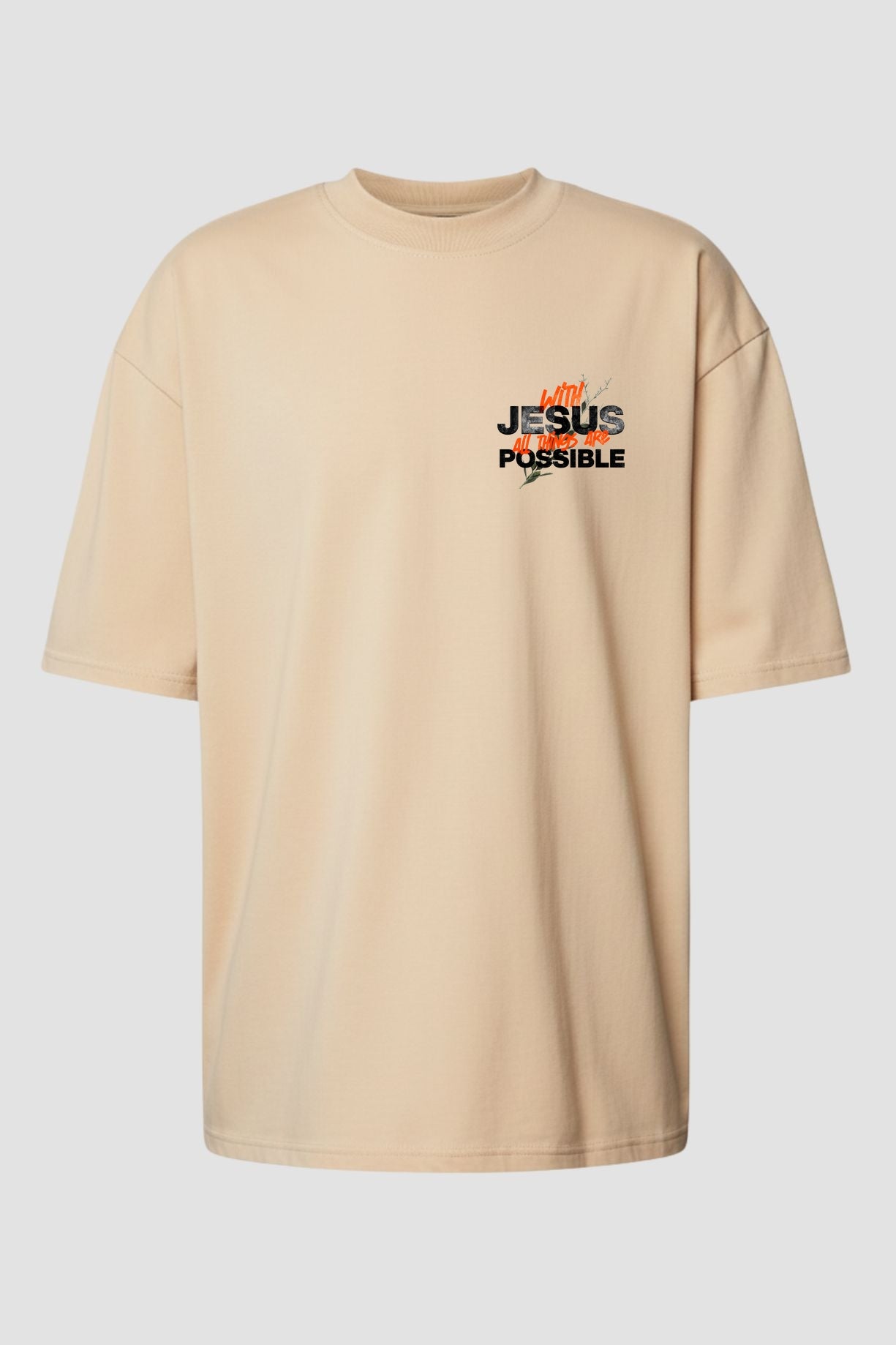 Oversized Suedine n. 250 - With Jesus All Things Are Possible