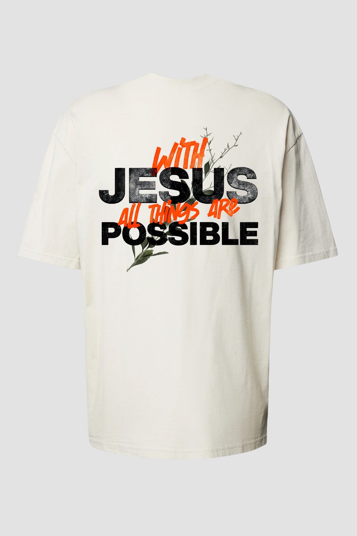 Oversized Suedine n. 250 - With Jesus All Things Are Possible
