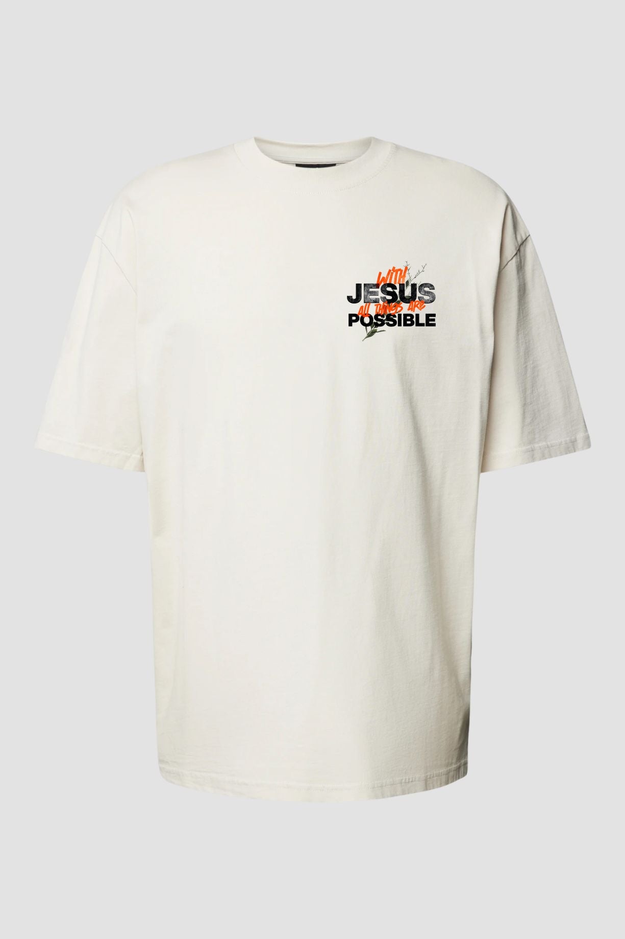 Oversized Suedine n. 250 - With Jesus All Things Are Possible