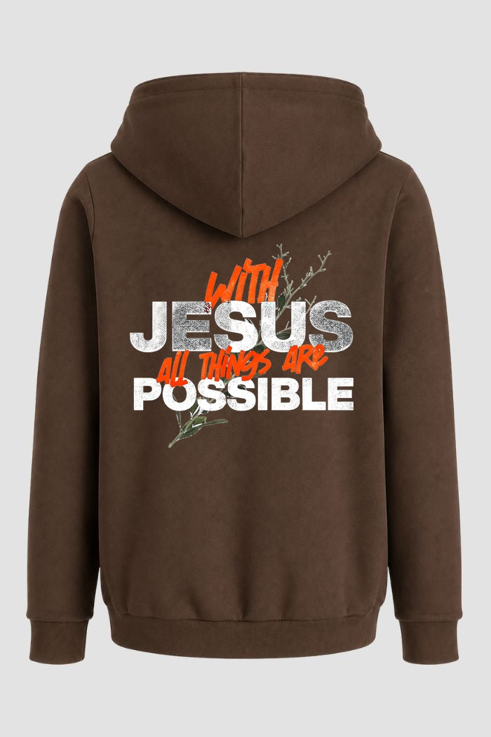Moletom n. 250 - With Jesus All Things Are Possible