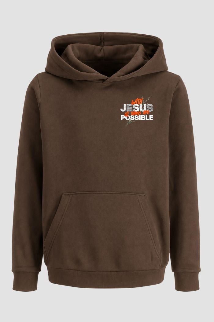 Moletom n. 250 - With Jesus All Things Are Possible